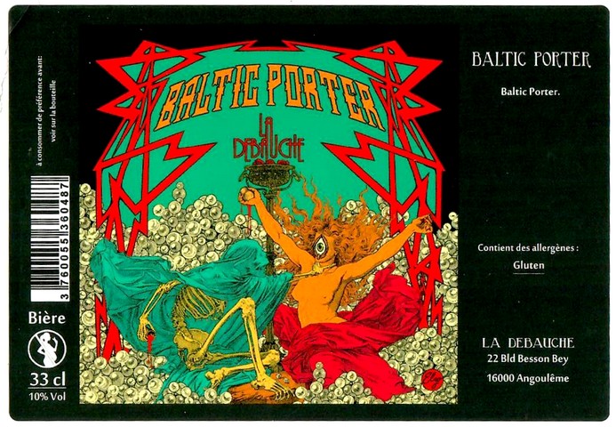 Etiquette BRASSERIE LA DEBAUCHE 173
