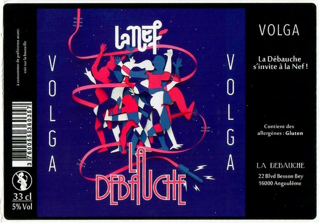 Etiquette BRASSERIE LA DEBAUCHE 180