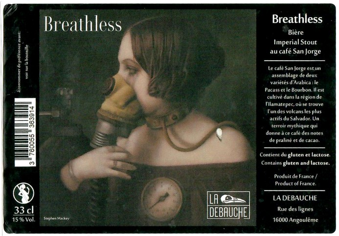 Etiquette BRASSERIE LA DEBAUCHE 181