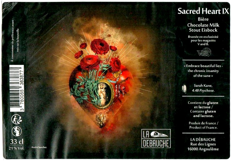 Etiquette BRASSERIE LA DEBAUCHE 182