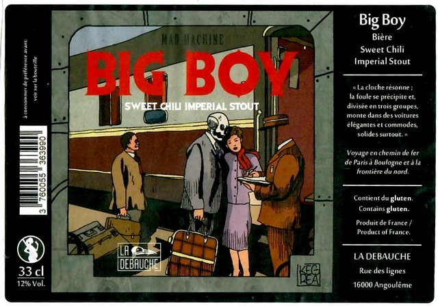 Etiquette BRASSERIE LA DEBAUCHE 185