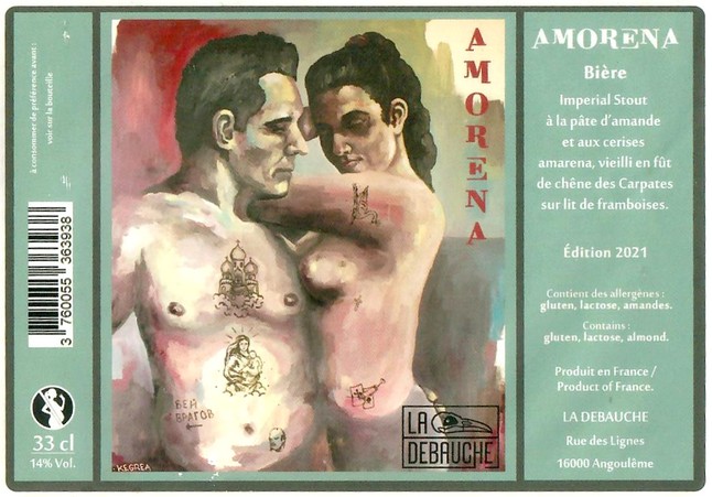 Etiquette BRASSERIE LA DEBAUCHE 195