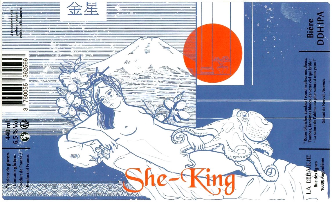 Etiquette BRASSERIE LA DEBAUCHE 201