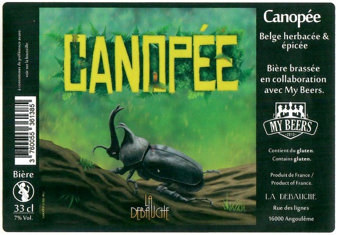 Etiquette BRASSERIE LA DEBAUCHE 202