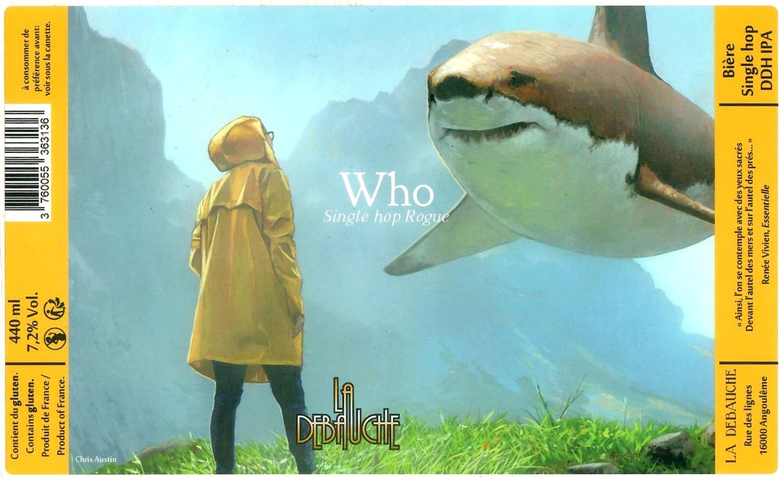 Etiquette BRASSERIE LA DEBAUCHE 205