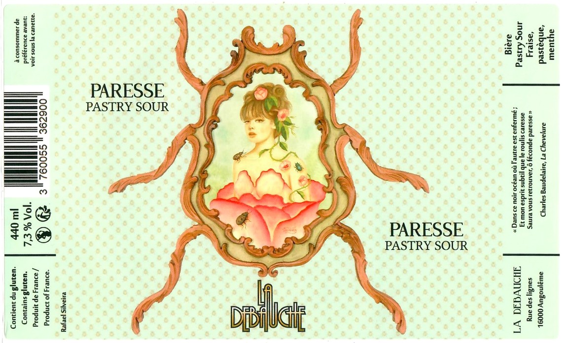 Etiquette BRASSERIE LA DEBAUCHE 210