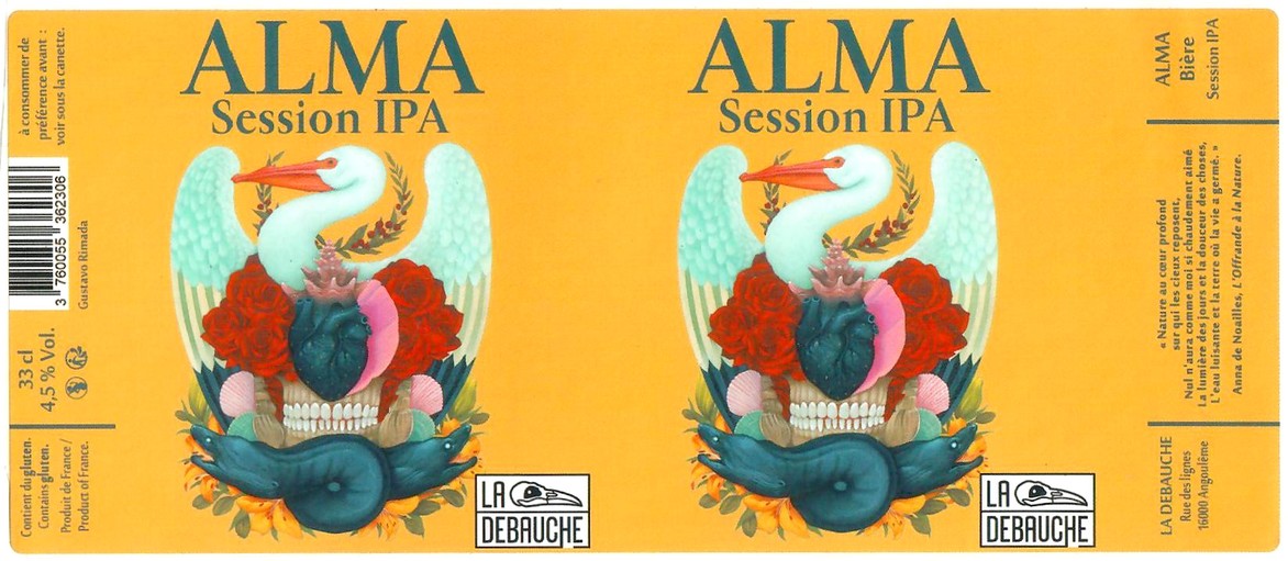 Etiquette BRASSERIE LA DEBAUCHE 213