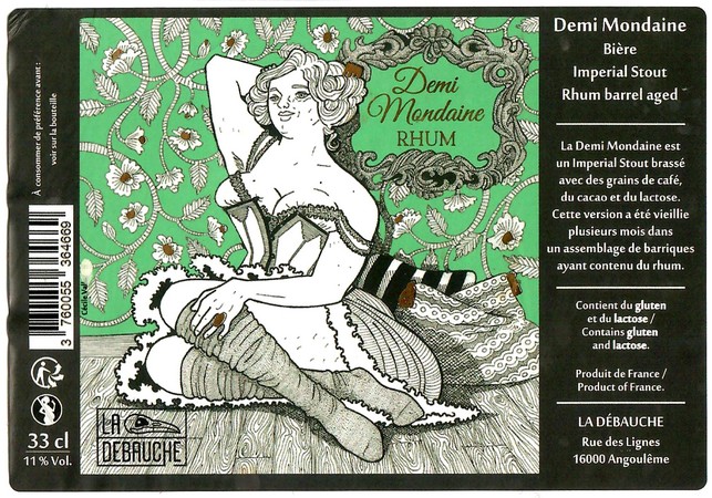 Etiquette BRASSERIE LA DEBAUCHE 214