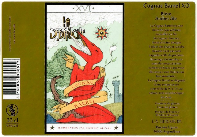 Etiquette BRASSERIE LA DEBAUCHE 222