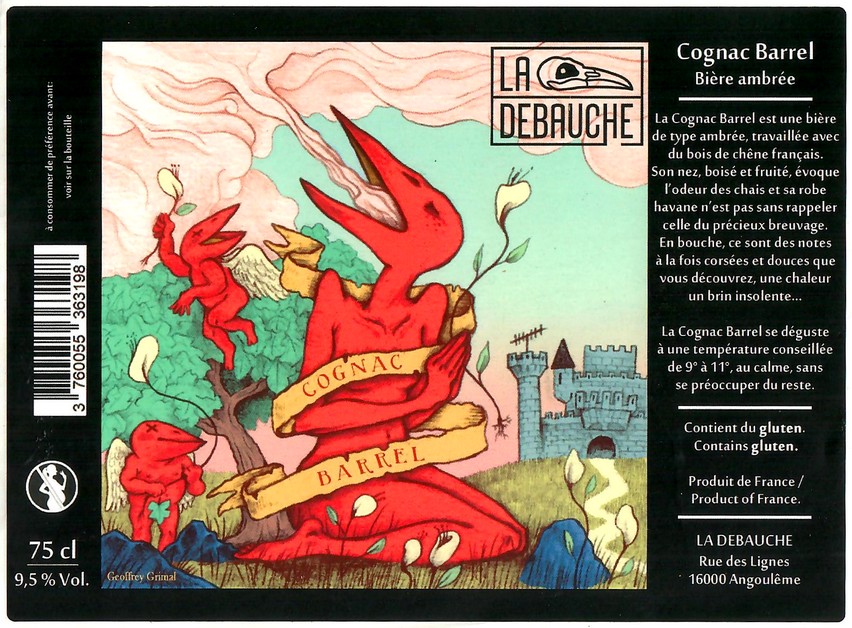 Etiquette BRASSERIE LA DEBAUCHE 224