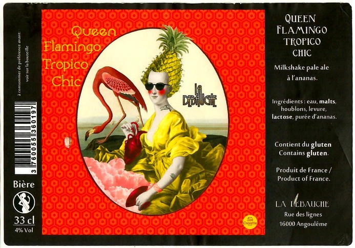 Etiquette BRASSERIE LA DEBAUCHE 239