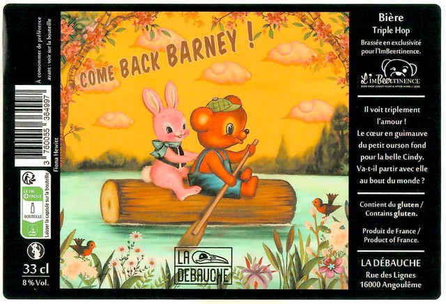 Etiquette BRASSERIE LA DEBAUCHE 252