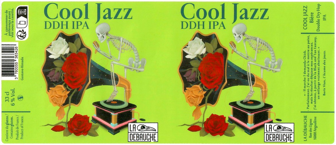 Etiquette BRASSERIE LA DEBAUCHE 254