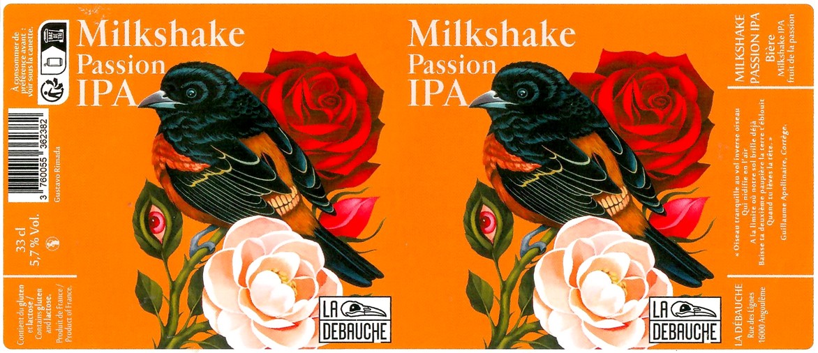 Etiquette BRASSERIE LA DEBAUCHE 255