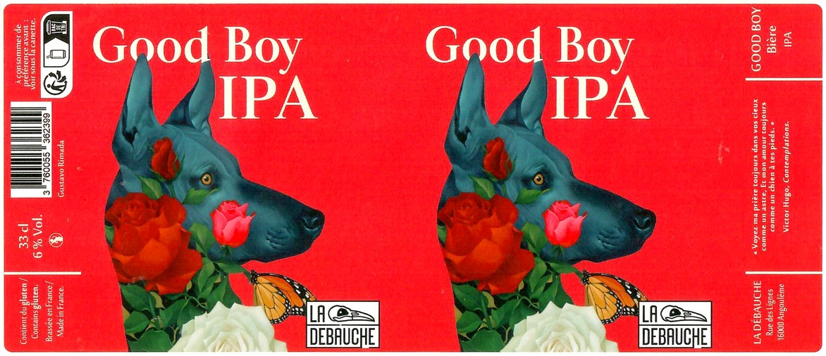 Etiquette BRASSERIE LA DEBAUCHE 256