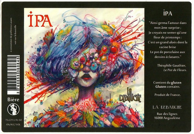 Etiquette BRASSERIE LA DEBAUCHE 262