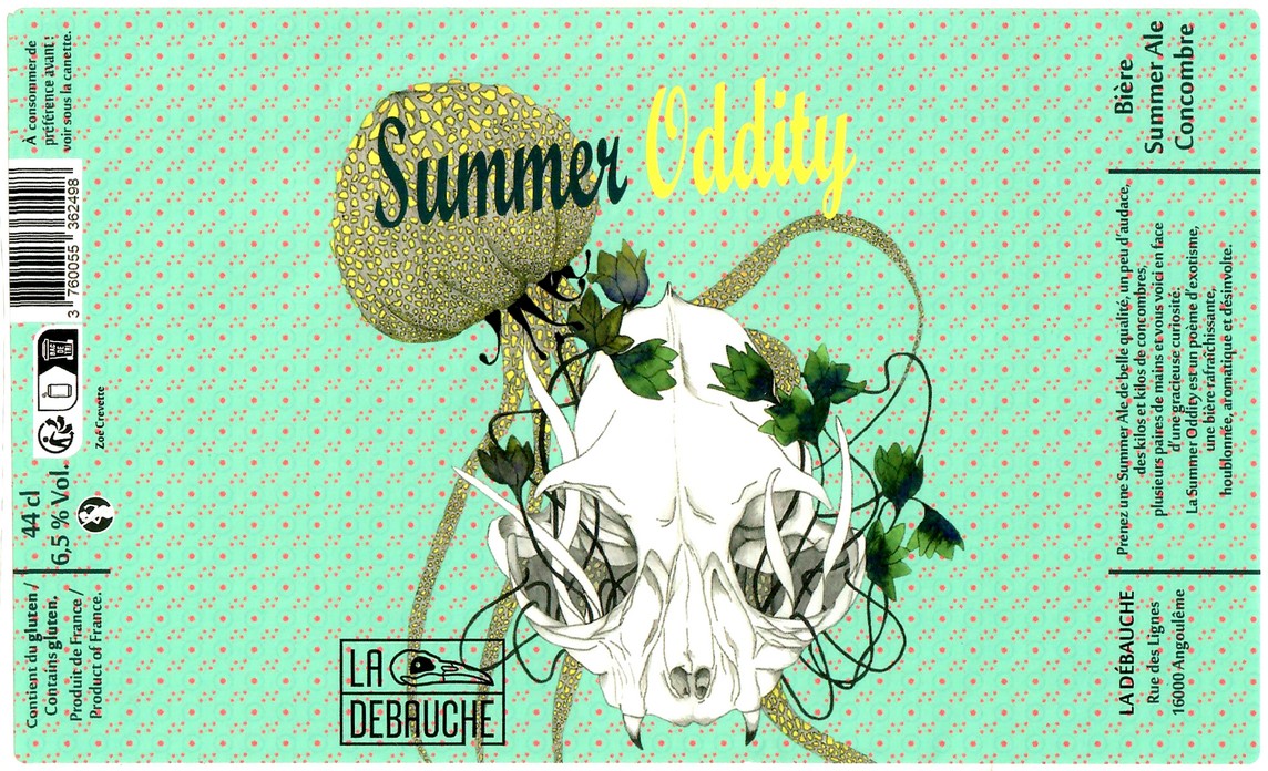 Etiquette BRASSERIE LA DEBAUCHE 267