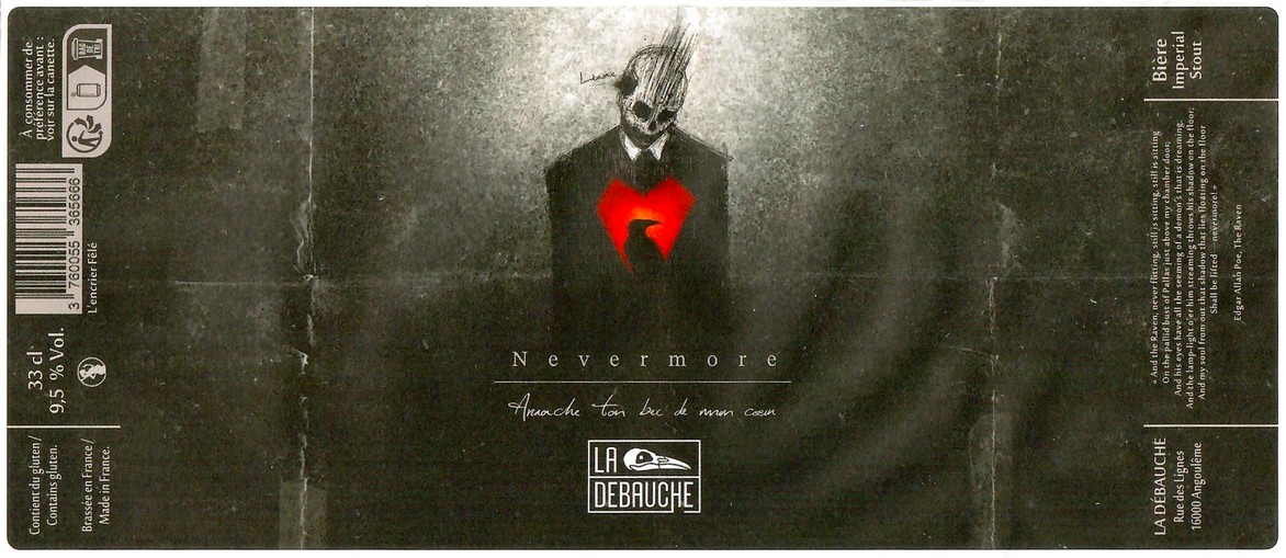 Etiquette BRASSERIE LA DEBAUCHE 268