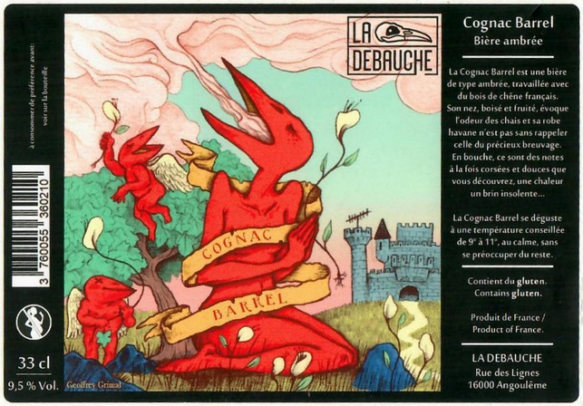 Etiquette BRASSERIE LA DEBAUCHE 271
