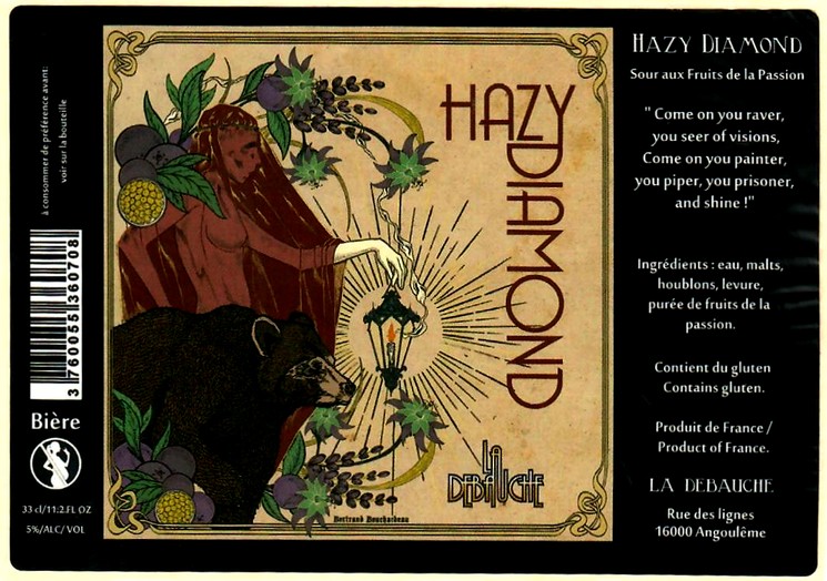 etiquette BRASSERIE LA DEBAUCHE 52