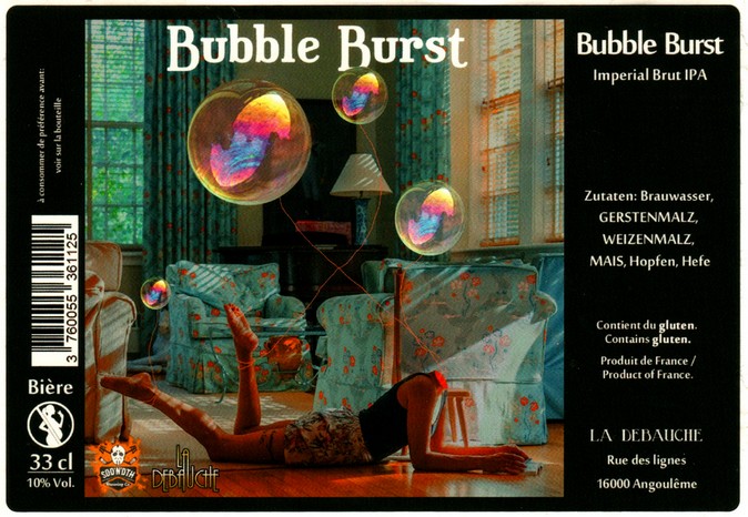 etiquette BRASSERIE LA DEBAUCHE 58