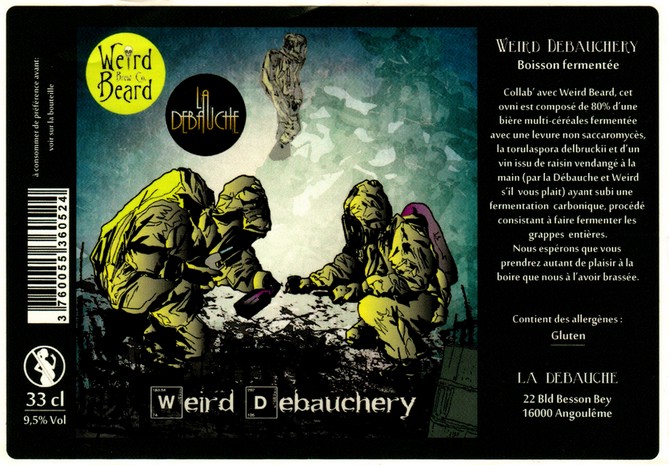 etiquette BRASSERIE LA DEBAUCHE 61