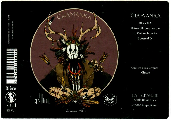 etiquette BRASSERIE LA DEBAUCHE 70