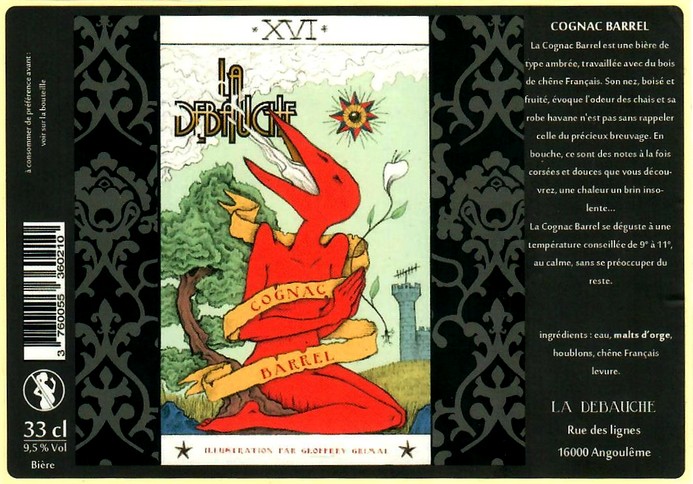 etiquette BRASSERIE LA DEBAUCHE 71