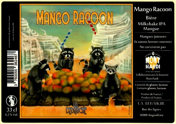 etiquette BRASSERIE LA DEBAUCHE 73