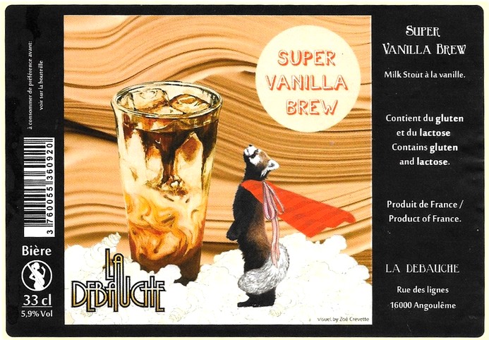 etiquette BRASSERIE LA DEBAUCHE 76