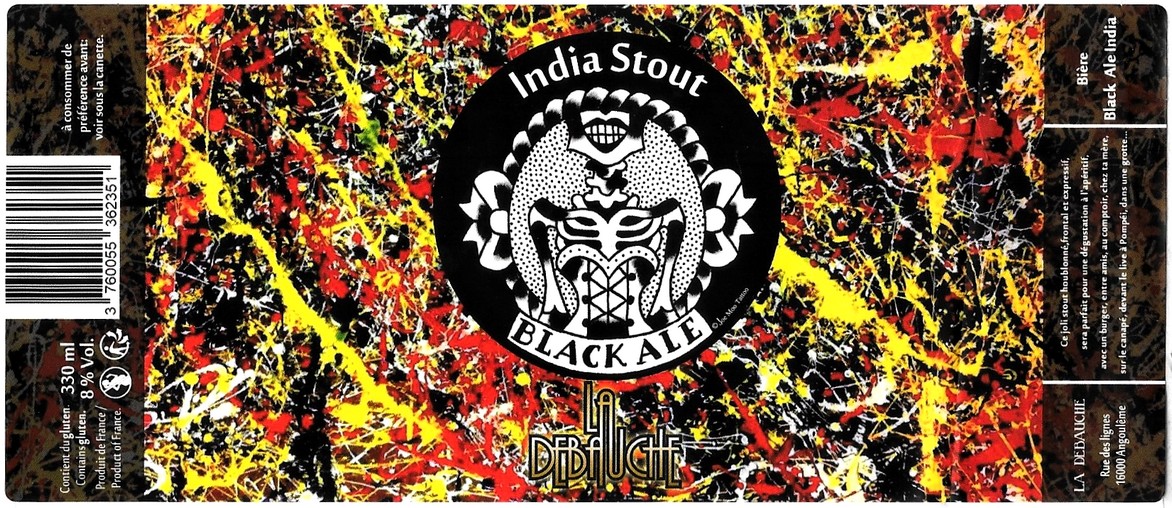 etiquette BRASSERIE LA DEBAUCHE 80