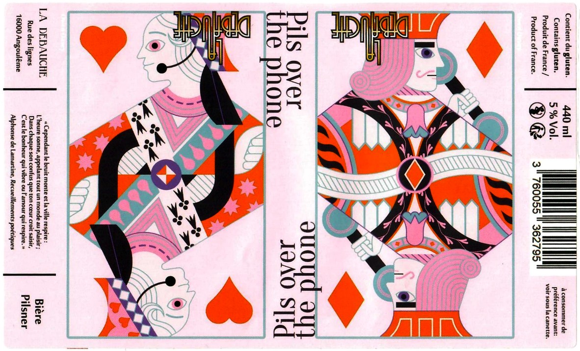 etiquette BRASSERIE LA DEBAUCHE 85