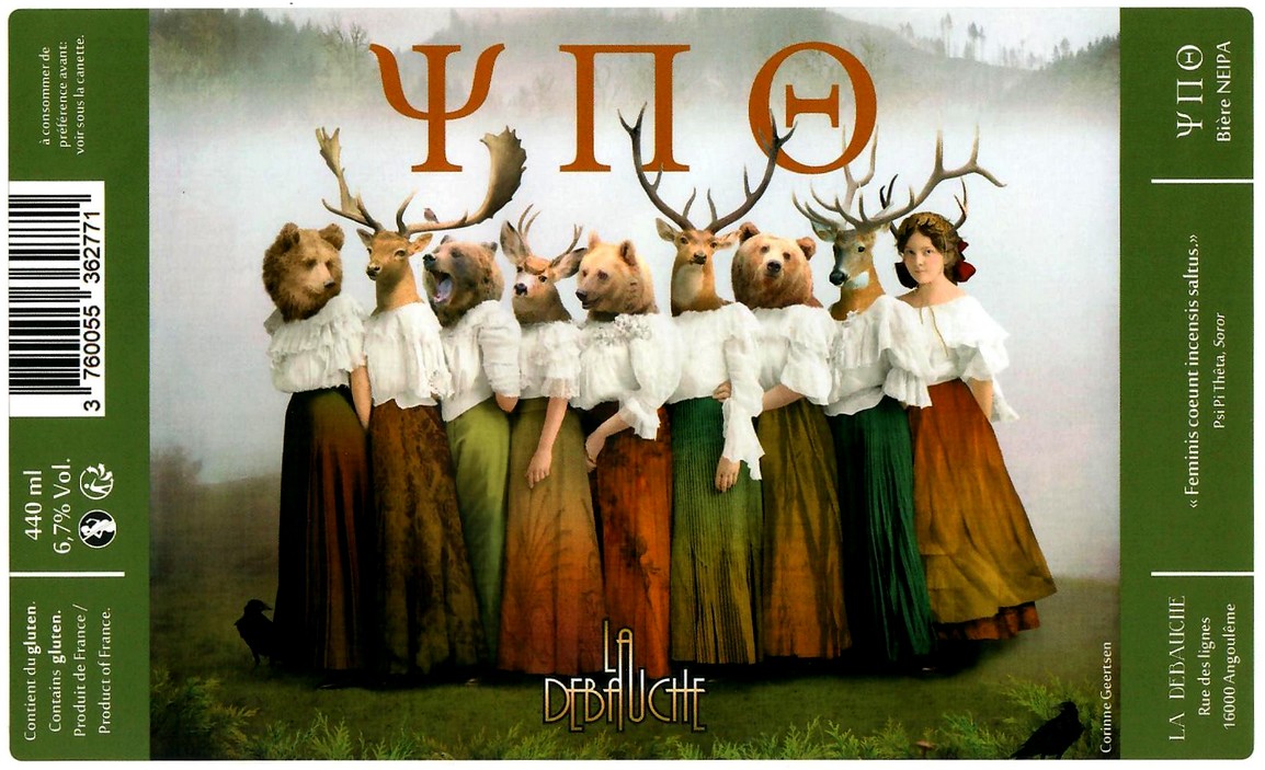 etiquette BRASSERIE LA DEBAUCHE 86