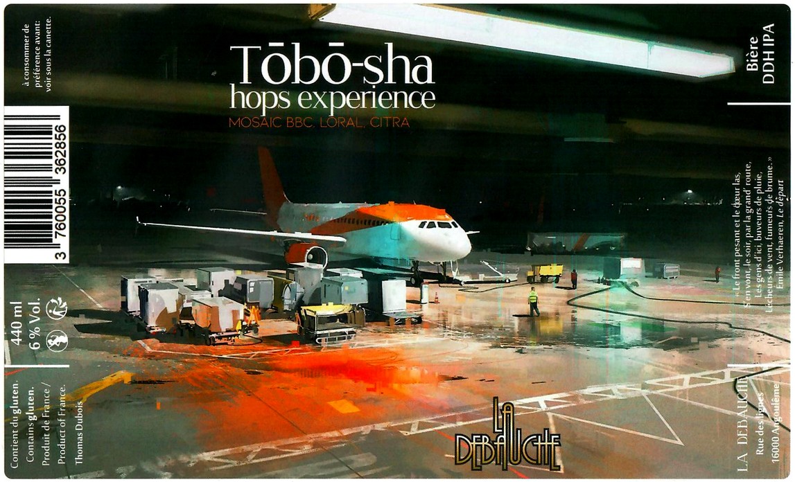 etiquette BRASSERIE LA DEBAUCHE 90