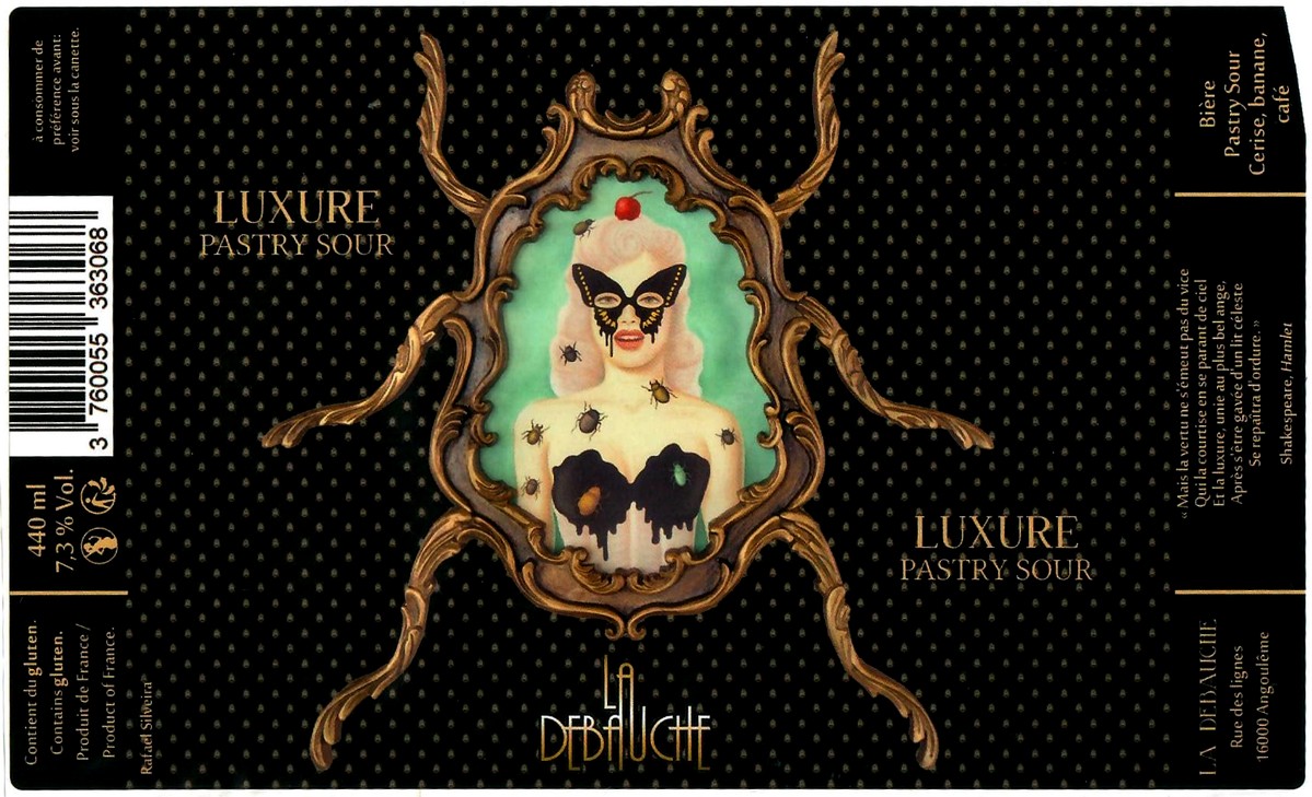 etiquette BRASSERIE LA DEBAUCHE 93