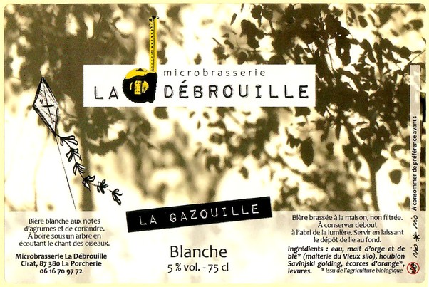 Etiquette BRASSERIE LA DEBROUILLE 01