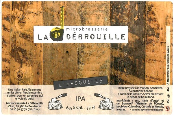 Etiquette BRASSERIE LA DEBROUILLE 08