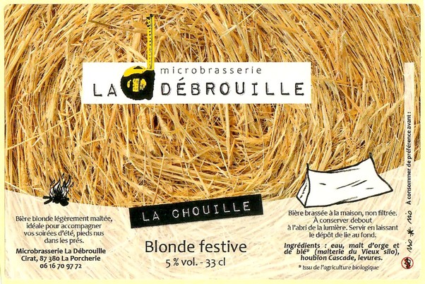 Etiquette BRASSERIE LA DEBROUILLE 12