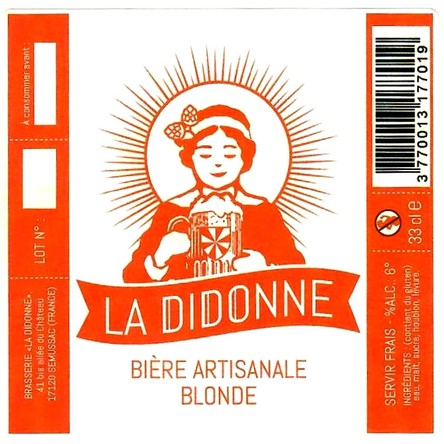etiquette BRASSERIE LA DIDONNE 01