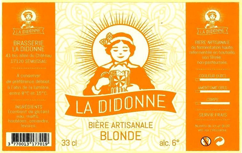etiquette BRASSERIE LA DIDONNE 02