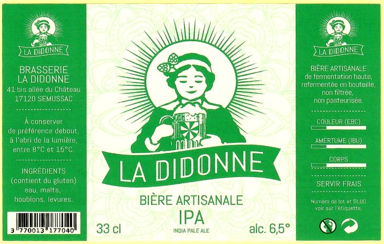 etiquette BRASSERIE LA DIDONNE 03