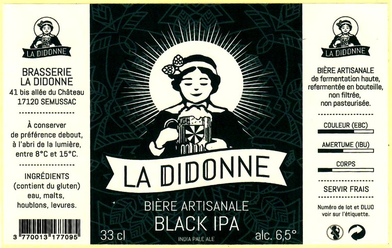 etiquette BRASSERIE LA DIDONNE 08