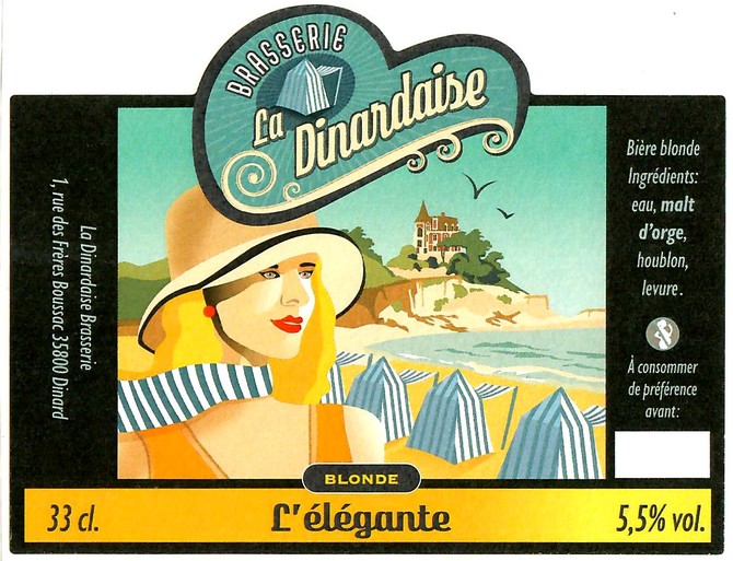 Etiquette BRASSERIE LA DINARDAISE 01