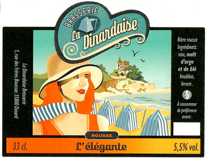 Etiquette BRASSERIE LA DINARDAISE 02