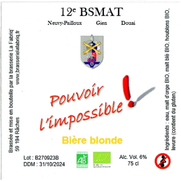 Etiquette BRASSERIE LA FABRIQ 10