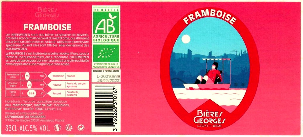 etiquette BRASSERIE LA FABRIQUE DU FAUBOURG 04