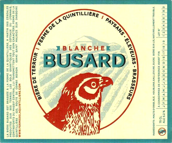 etiquette BRASSERIE LA FERME DE LA QUINTILLIERE 03