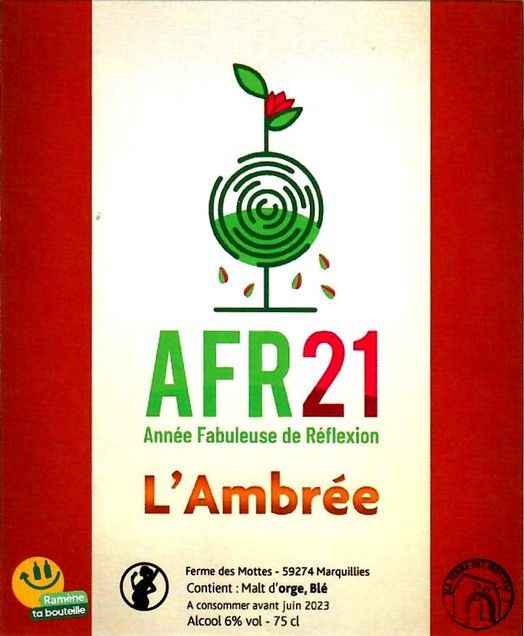 Etiquette BRASSERIE LA FERME DES MOTTES 104