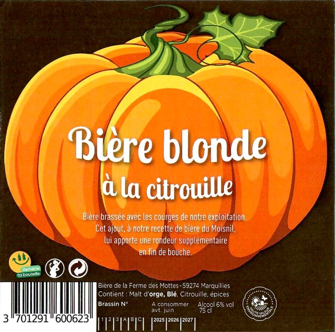 Etiquette BRASSERIE LA FERME DES MOTTES 131