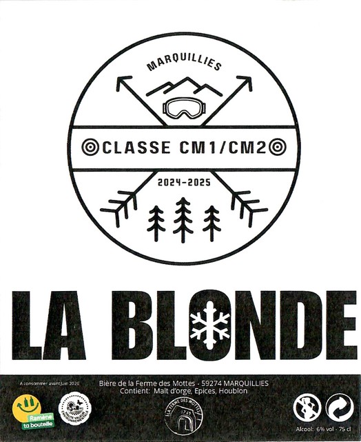 Etiquette BRASSERIE LA FERME DES MOTTES 153